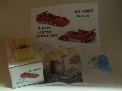 Kit Ferrari 312 PB Last Test Castellet 1973 Resin Kit 1:43